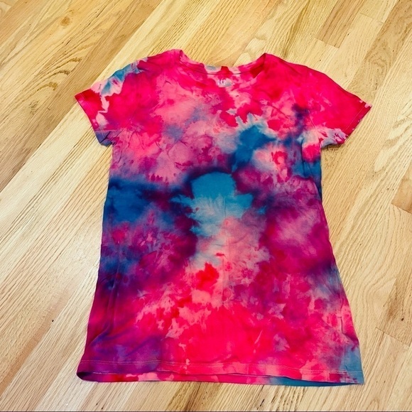 Tie dye tshirt M night sky galaxy underwater - Picture 4 of 5